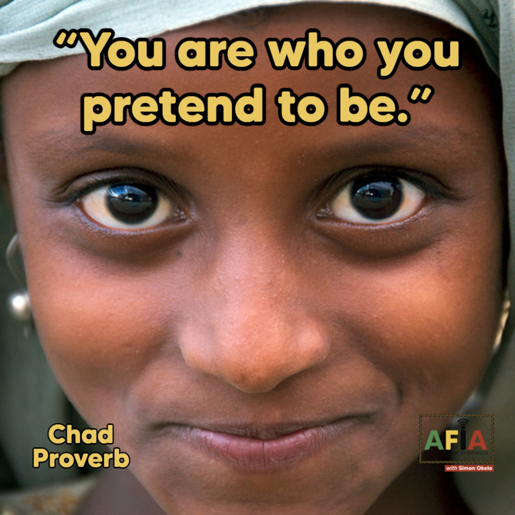 You are who you pretend to be